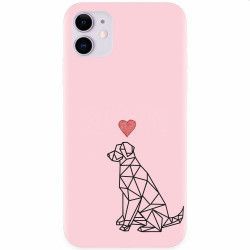 Husa silicon pentru Apple iPhone 11 Love Dog 