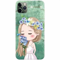 Husa silicon pentru Apple iPhone 11 Pro Girl 