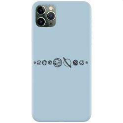 Husa silicon pentru Apple iPhone 11 Pro Planets 