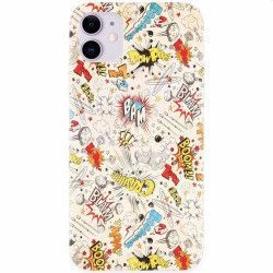 Husa silicon pentru Apple iPhone 11 Vintage Comic 