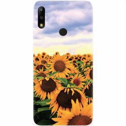 Husa silicon pentru Asus ZenFone Max Pro M2 Sunflowers 