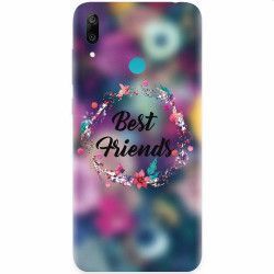 Husa silicon pentru Huawei Y7 2019 Best Friends 101 