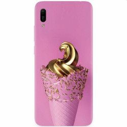 Husa silicon pentru Huawei Y6 2019 Icecream Gold 