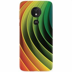 Husa silicon pentru Motorola Moto G7 Power 3D Multicolor Abstract Lines