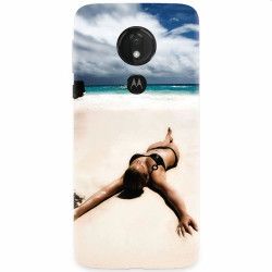 Husa silicon pentru Motorola Moto G7 Power Beach Lounging 