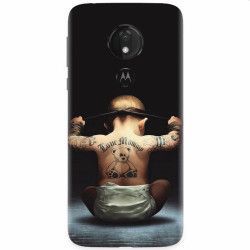 Husa silicon pentru Motorola Moto G7 Power Body Builder Cute Baby Tattoo 