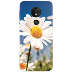 Husa silicon pentru Motorola Moto G7 Power Daisies Field Flowers 