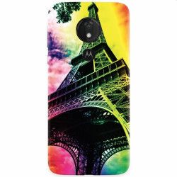 Husa silicon pentru Motorola Moto G7 Power Eiffel Tower 002 