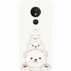 Husa silicon pentru Motorola Moto G7 Power Family Bear 