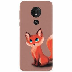 Husa silicon pentru Motorola Moto G7 Power Fox Cartoon Animal And 