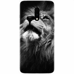 Husa silicon pentru OnePlus 7 Majestic Lion Portrait 