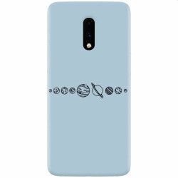 Husa silicon pentru OnePlus 7 Planets 