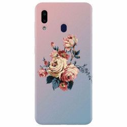 Husa silicon pentru Samsung Galaxy A20 Roses 
