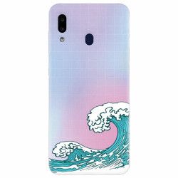 Husa silicon pentru Samsung Galaxy A20 Waves