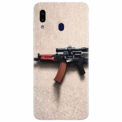 Husa silicon pentru Samsung Galaxy A20e AK Kalashnikov Gun Of Military 