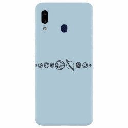 Husa silicon pentru Samsung Galaxy A20e Planets 