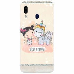 Husa silicon pentru Samsung Galaxy A40 Best Friends 