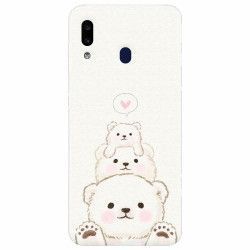 Husa silicon pentru Samsung Galaxy A40 Family Bear 