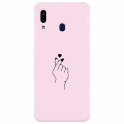 Husa silicon pentru Samsung Galaxy A40 Simple Love 