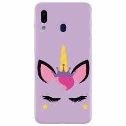 Husa silicon pentru Samsung Galaxy A40 Unicorn Shine 