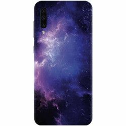 Husa silicon pentru Samsung Galaxy A50 Purple Space Nebula 