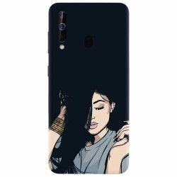 Husa silicon pentru Samsung Galaxy A60 Simple Girl 
