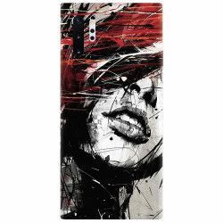 Husa silicon pentru Samsung Galaxy Note 10 Plus Byroglyphics Woman Drawing 