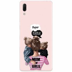 Husa silicon pentru Sony Xperia L3 Mom Of Girls 