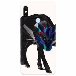 Husa silicon pentru Xiaomi Mi 8 Abstract Wolf 