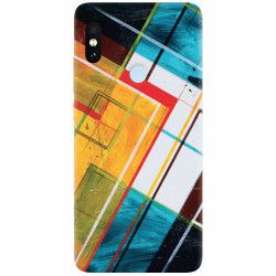 Husa silicon pentru Xiaomi Mi 8 Abstraction Color Shape 