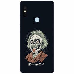 Husa silicon pentru Xiaomi Mi 8 Albert Einstein Caricature 
