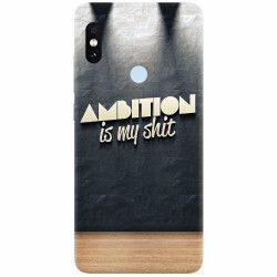 Husa silicon pentru Xiaomi Mi 8 Ambition Is My Shit 