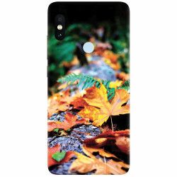 Husa silicon pentru Xiaomi Mi 8 Autumn Leaves 