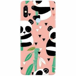 Husa silicon pentru Xiaomi Mi 8 Baby Panda 001 
