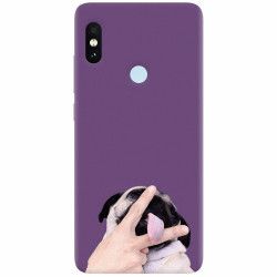 Husa silicon pentru Xiaomi Mi 8 Cute Dog 2 