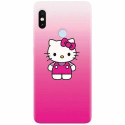 Husa silicon pentru Xiaomi Mi 8 Cute Pink Catty 