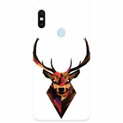 Husa silicon pentru Xiaomi Mi 8 Geometric Tibetan Antelope 