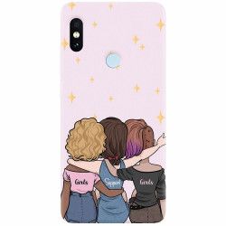 Husa silicon pentru Xiaomi Mi 8 Girls Support Girls 