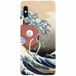 Husa silicon pentru Xiaomi Mi 8 Great Wave Fish 