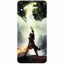 Husa silicon pentru Xiaomi Mi 8 Green Dragon 