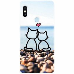 Husa silicon pentru Xiaomi Mi 8 In Love Cats 