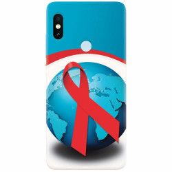 Husa silicon pentru Xiaomi Mi 8 World Aids Day 