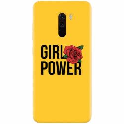 Husa silicon pentru Xiaomi Pocophone F1 Girl Power
