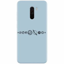 Husa silicon pentru Xiaomi Pocophone F1 Planets 
