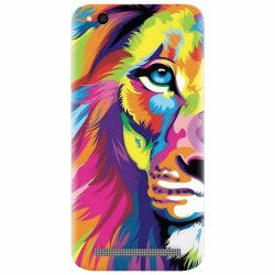 Husa silicon pentru Xiaomi Redmi 5A Colorfull Lion 002