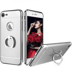 Husa telefon Apple iPhone 8 ofera protectie 3in1 Ultrasubtire Lux Silver Ring 
