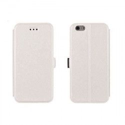Husa tip carte cu clip iPhone 5 Alb 