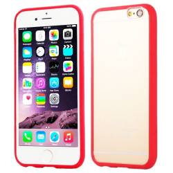 Husa Bumper AIr-Cushion pentru iPhone 6 Plus si iPhone 6S Plus. Bumper negru. Carcasa transparenta 