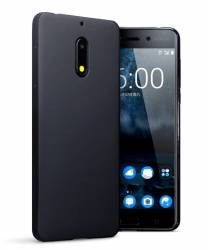 Husa capac protectie spate din silicon mat pentru Nokia 3 carcasa ultraslim negru mat BBL065 