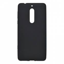 Husa capac protectie spate din silicon mat pentru Nokia 7 carcasa ultraslim negru mat BBL307 